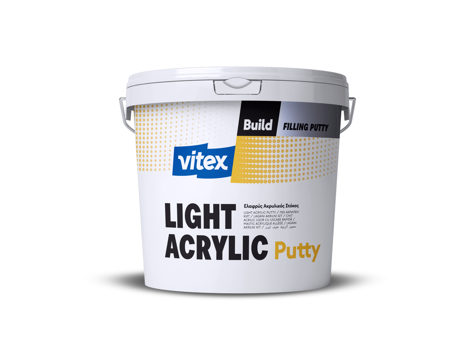 VITEX LIGHT ACRYLIC PUTTY ΕΛΑΦΡΥΣ ΑΚΡΥΛΙΚΟΣ ΣΤΟΚΟΣ ΟΙΚΟΔΟΜΩΝ 750ml 1 light acrylic putty