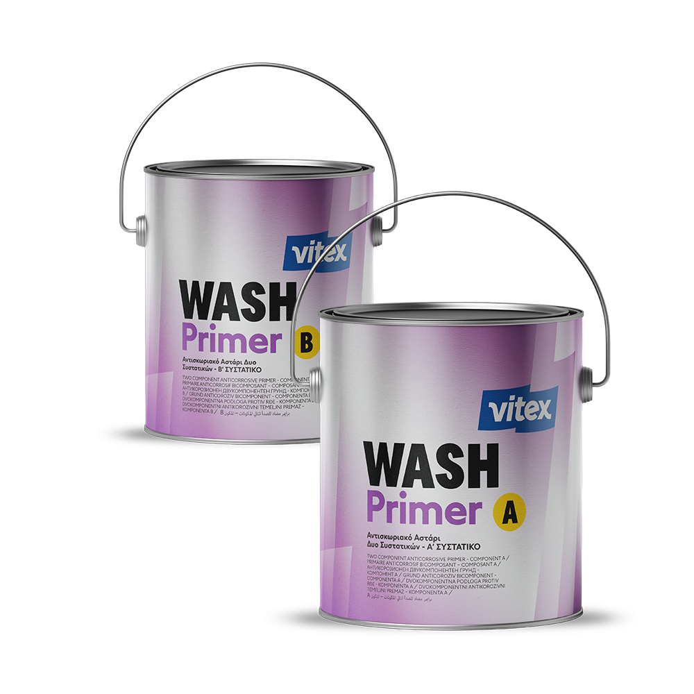 VITEX WASH PRIMER ΑΝΤΙΣΚΩΡΙΑΚΟ ΑΣΤΑΡΙ 2 ΣΥΣΤΑΤΙΚΩΝ 820ml 1 VITEX WASH PRIMER ΑΝΤΙΣΚΩΡΙΑΚΟ ΑΣΤΑΡΙ 2 ΣΥΣΤΑΤΙΚΩΝ 820ml