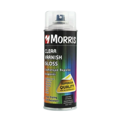ΣΠΡΕЇ ΔΙΑΦΑΝΟ ΒΕΡΝΙΚΙ 400ml MORRIS