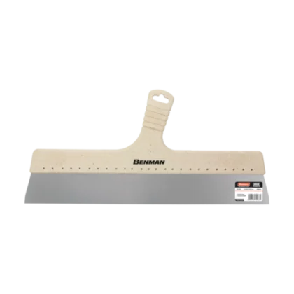 ΣΠΑΤΟΥΛΑ INOX ΓΙΑ ΜΕΓΑΛΕΣ ΕΠΙΦΑΝΕΙΕΣ ΜΕ ΠΛΑΣΤΙΚΗ ΛΑΒΗ 450mm BENMAN