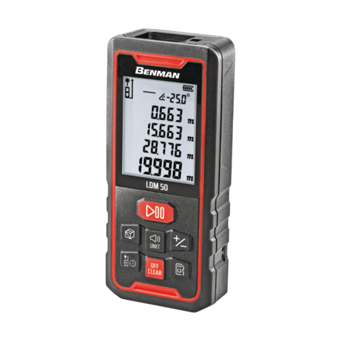 ΜΕΤΡΗΤΗΣ ΑΠΟΣΤΑΣΕΩΝ LASER LDM 50 BENMAN