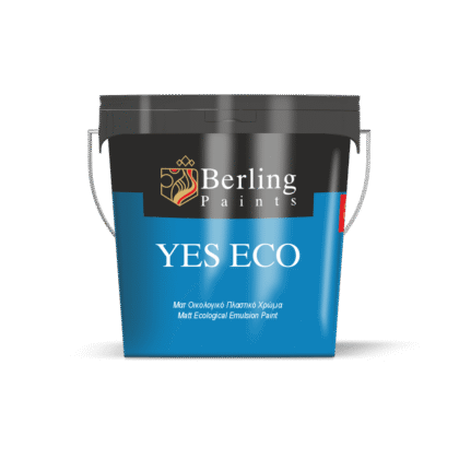 YES ECO ΠΛΑΣΤΙΚΟ ΧΡΩΜΑ ΕΣΩΤΕΡΙΚΩΝ ΧΩΡΩΝ BERLING