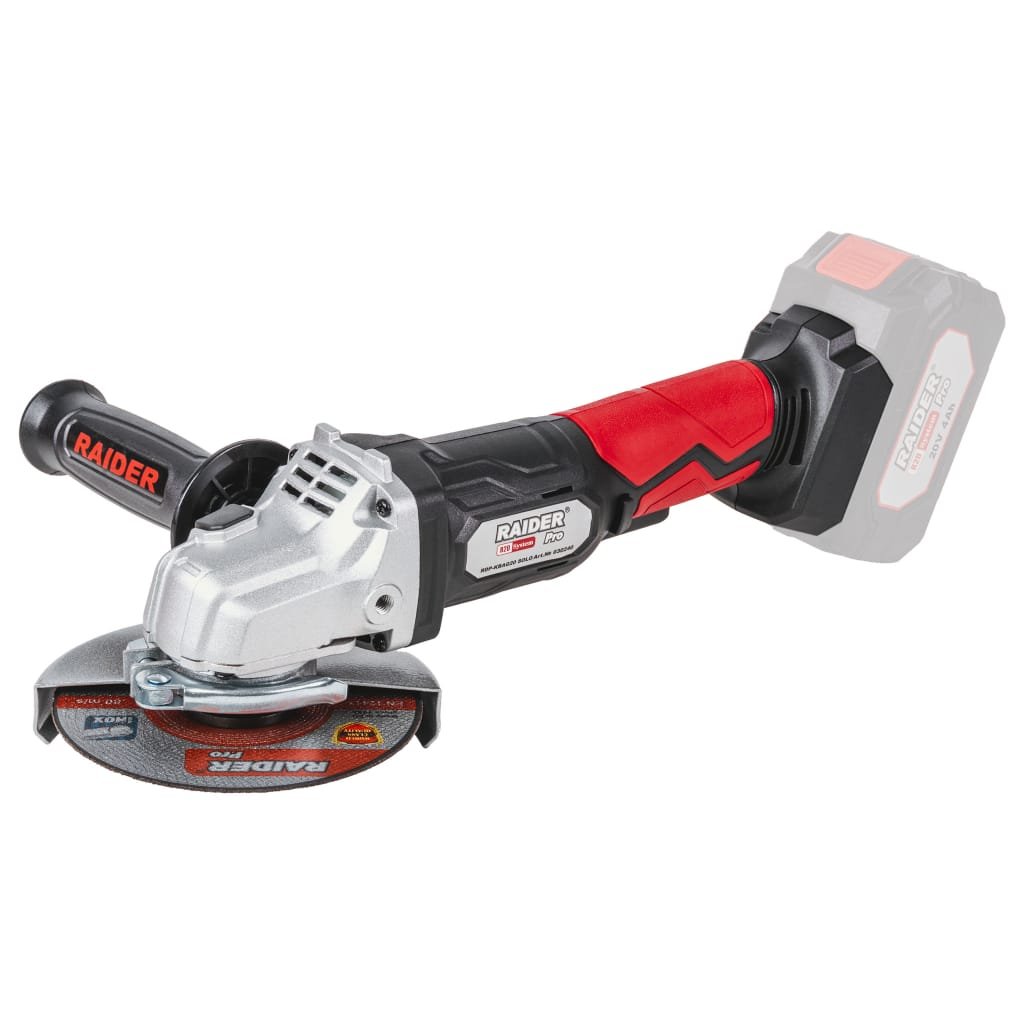 RAIDER R20 Solo ΓΩΝΙΑΚΟΣ ΤΡΟΧΟΣ 125mm Brushless RDP-KBAG20 030240 1 RAIDER R20 Solo ΓΩΝΙΑΚΟΣ ΤΡΟΧΟΣ 125mm Brushless RDP-KBAG20 030240