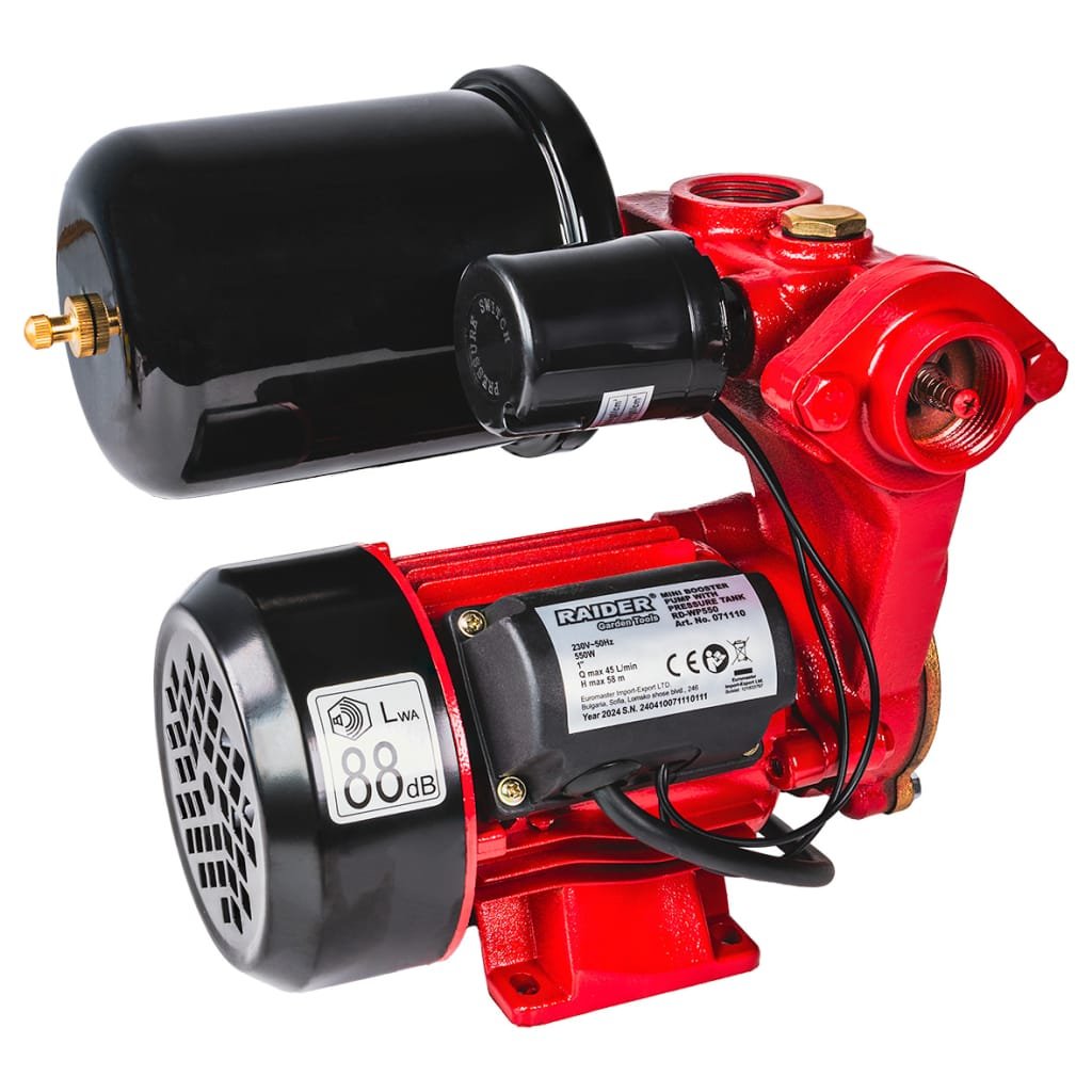 RAIDER ΠΙΕΣΤΙΚΟ MINI 550W RD-WP550 1" 45L/min 58m 071110 1 RAIDER ΠΙΕΣΤΙΚΟ MINI 550W RD-WP550 1" 45L/min 58m 071110