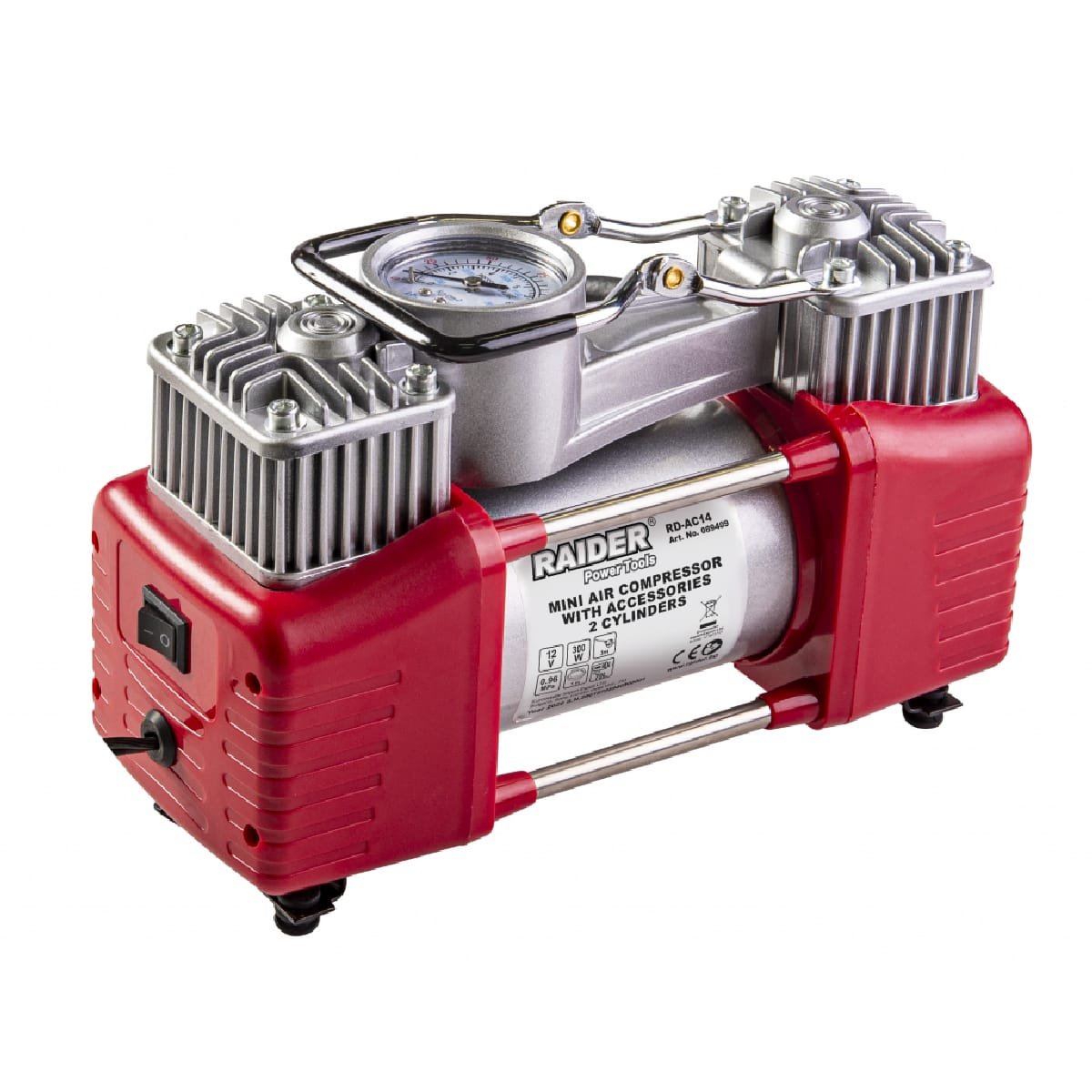 RAIDER ΚΟΜΠΡΕΣΕΡ ΑΕΡΟΣ ΑΥΤΟΚΙΝΗΤΟΥ RD-AC14 12V 089409 1 RAIDER ΚΟΜΠΡΕΣΕΡ ΑΕΡΟΣ ΑΥΤΟΚΙΝΗΤΟΥ RD-AC14 12V 089409