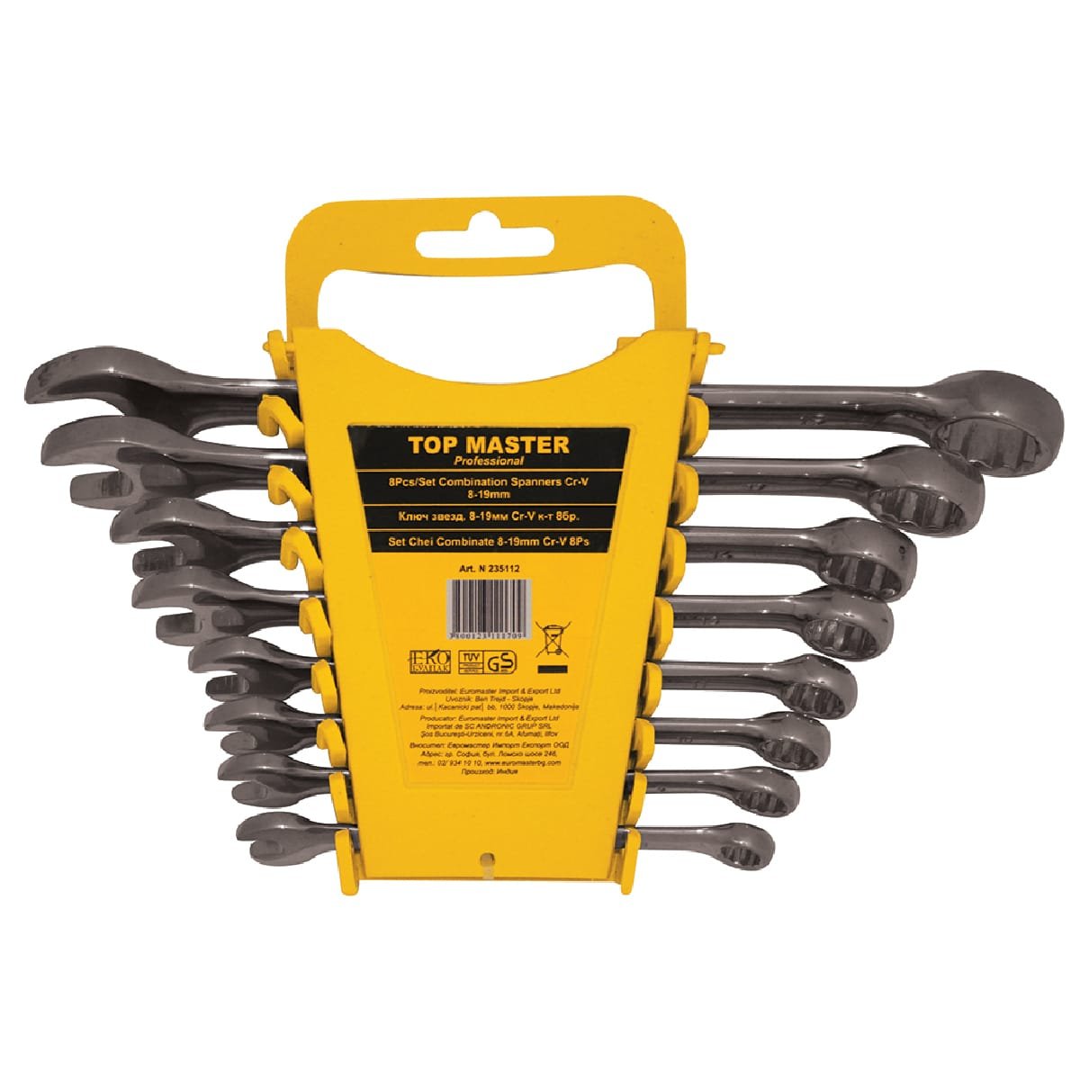 TOP MASTER ΓΕΡΜΑΝΟΠΟΛΥΓΩΝΑ ΣΕΤ 8τεμ Cr-V ΝΙΚΕΛ 8-19ΜΜ 235112 1 TOP MASTER ΓΕΡΜΑΝΟΠΟΛΥΓΩΝΑ ΣΕΤ 8τεμ Cr-V ΝΙΚΕΛ 8-19ΜΜ 235112