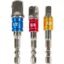 TOP MASTER ΑΝΤΑΠΤΟΡΕΣ HEX ΓΙΑ ΚΑΡΥΔΑΚΙΑ 1/4″, 3/8″, 1/2″ Σετ 3τεμ. 330312