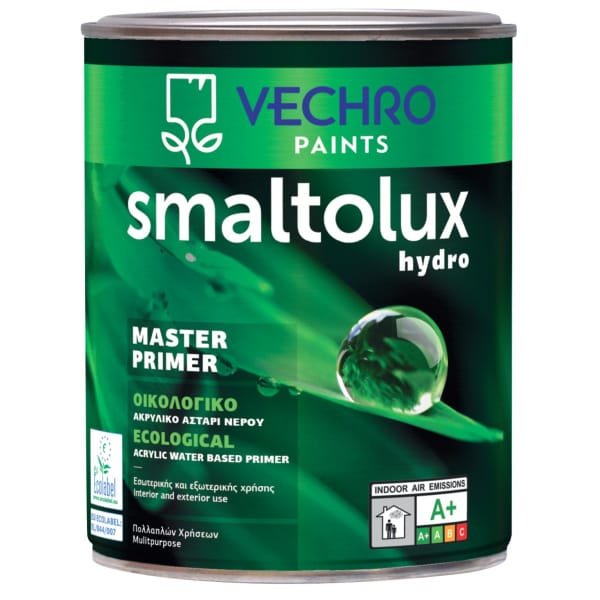 SMALTOLUX HYDRO MASTER PRIMER ΟΙΚΟΛΟΓΙΚΟ ΑΣΤΑΡΙ VECHRO 1 SMALTOLUX HYDRO MASTER PRIMER ΟΙΚΟΛΟΓΙΚΟ ΑΣΤΑΡΙ VECHRO