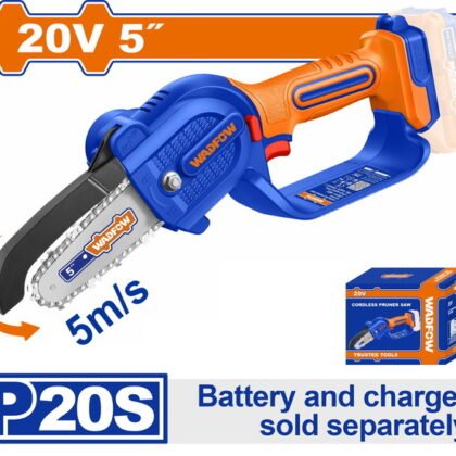 WADFOW ΑΛΥΣΟΠΡΙΟΝΟ ΚΛΑΔΕΥΤΙΚΟ ΜΠΑΤ. Li-ion 20V / 5"  ΜΕ ΜΠΑΤΑΡΙΑ & ΦΟΡΤΙΣΤΗΣ