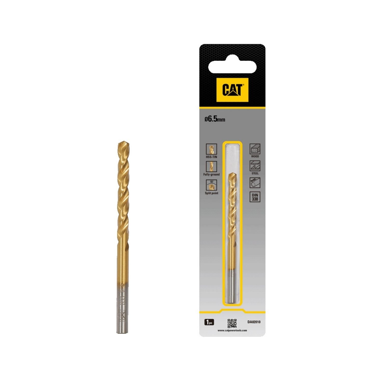 CAT Τρυπάνι τιτανίου HSS 6.5x101mm DA02010 1 CAT Τρυπάνι τιτανίου HSS 6.5x101mm DA02010