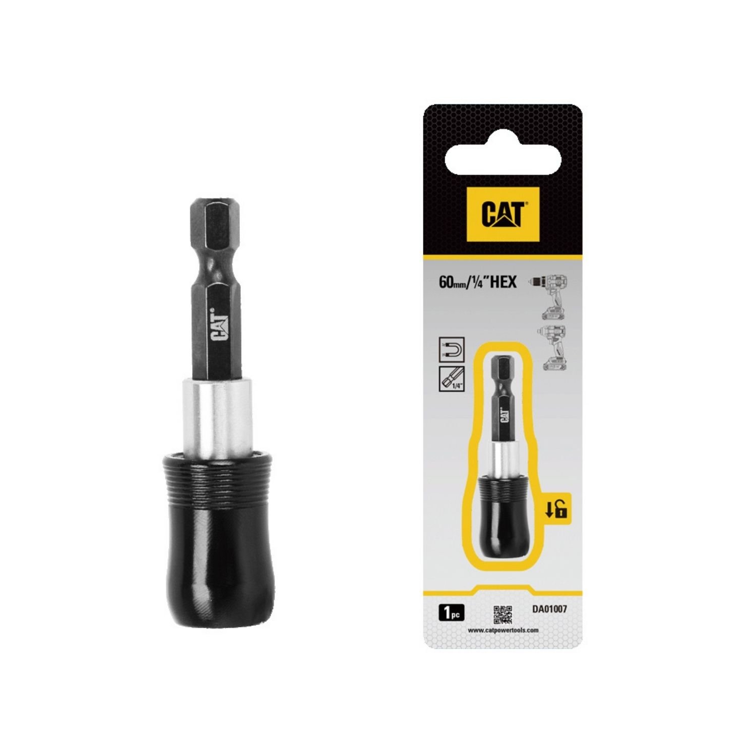 CAT Αντάπτορας μύτης 1/4'' 65mm DA01007 1 CAT Αντάπτορας μύτης 1/4'' 65mm DA01007