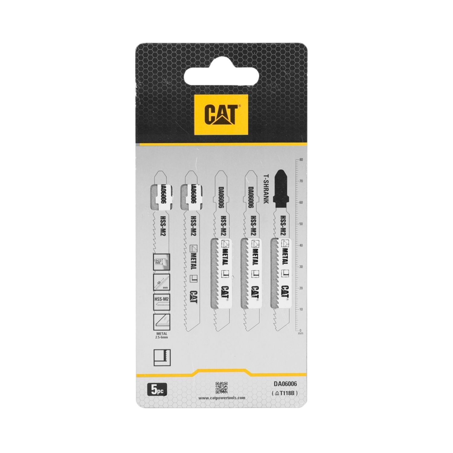 CAT Λάμα σέγας μετάλλου 75mm T118B σετ:5τεμ. DA06006 1 CAT Λάμα σέγας μετάλλου 75mm T118B σετ:5τεμ. DA06006