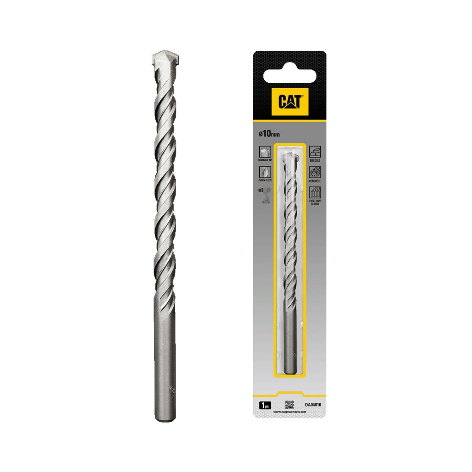 CAT Τρυπάνι μπετού 10x100x150mm DA04010 1 CAT Τρυπάνι μπετού 10x100x150mm DA04010