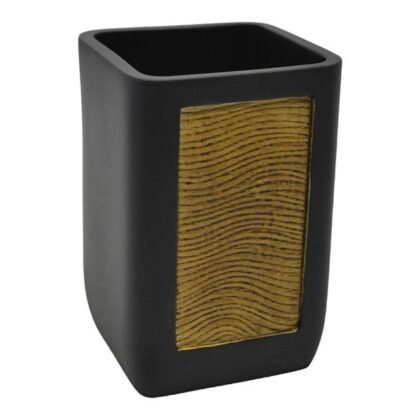 ANKOR ΠΟΤΗΡΟΘΗΚΗ ΠΟΛΥΕΣΤΕΡΙΚΗ ΜΑΥΡΗ ΜΑΤ ΜΕ ΞΥΛΙΝΗ ΔΙΑΚΟΣΜΗΣΗ 7x6,8x10,5εκ