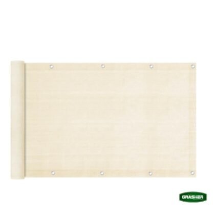 GRASHER ΔΙΑΧΩΡΙΣΤΙΚΟ ΔΙΧΤΥ ΜΠΑΛΚΟΝΙΟΥ 160gr/m² ΕΚΡΟΥ 0,75Χ6M ΜΕ ΚΡΙΚΟΥΣ