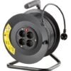 Technik Professional Στροφείο 4 Θέσεων 50m 1,5mm2 Μαύρο 41.003.0002 (Μπαλαντέζα)