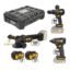 CAT Combo-22 Γωνιακός DX314B, Δράπανο DX13B, Κατσαβίδι DX71B, Εργαλειοθήκη DA41002
