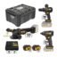 CAT Combo-23 Γωνιακός DX314B, Δράπανο DX13B, Κατσαβίδι DX71B, Εργαλειοθήκη DA41003