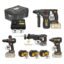 CAT Combo-24 Σπαθόσεγα DX5050B, Δράπανο DX13B, Κατσαβίδι DX71B, Σκαπτικό DX21B, Εργαλειοθήκη DA41003
