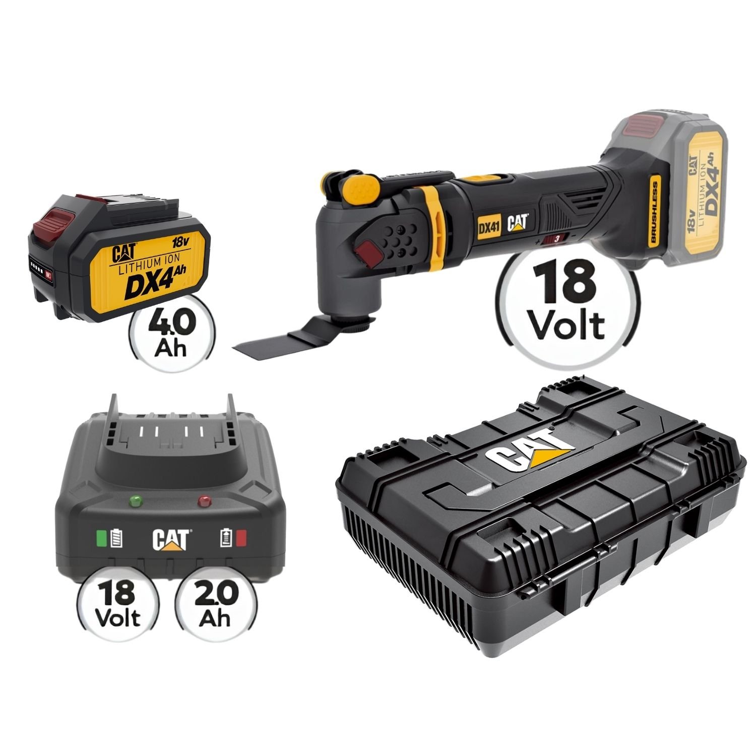 CAT Combo-29 Πολυεργαλείο DX41B, Πλαστική βαλίτσα 1 CAT Combo-29 Πολυεργαλείο DX41B, Πλαστική βαλίτσα