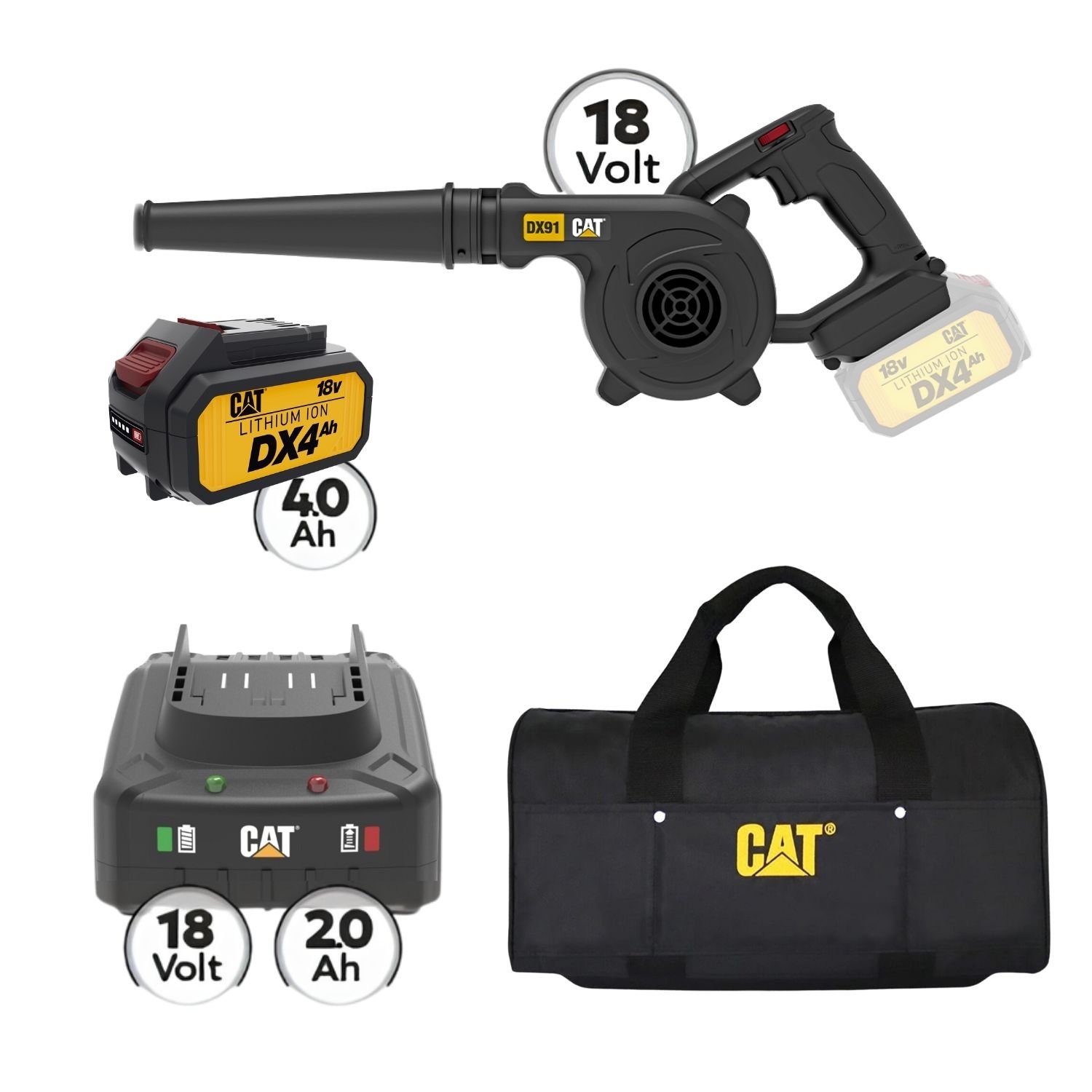 CAT Combo-41 Φυσητήρας DX91B, Τσάντα υφασμάτινη 1 CAT Combo-41 Φυσητήρας DX91B, Τσάντα υφασμάτινη